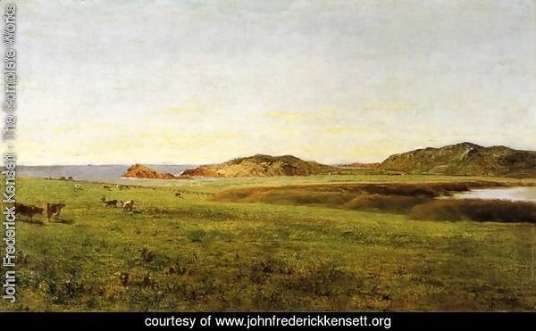 Landscape with Sea: Paradise Rocks, Newport, Rhode Island
