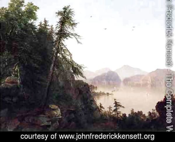 John Frederick Kensett - Along the Hudson