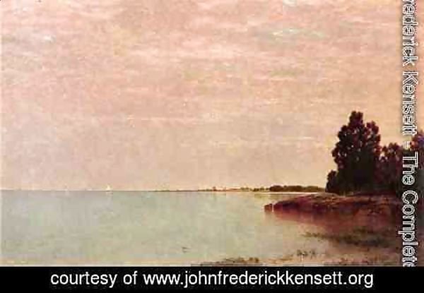 John Frederick Kensett - Long Neck Point from Contentment Island, Darien, Connecticut
