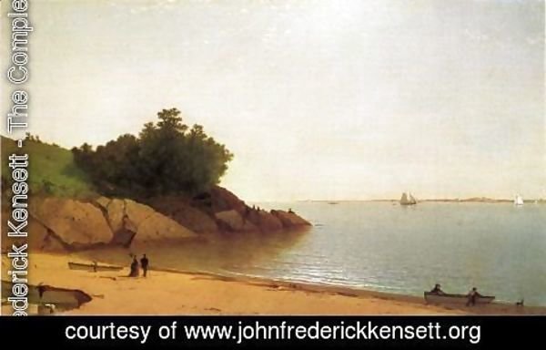 John Frederick Kensett - A Quiet Day on the Beverly Shore