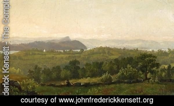 John Frederick Kensett - Hudson River Looking towards Haverstraw