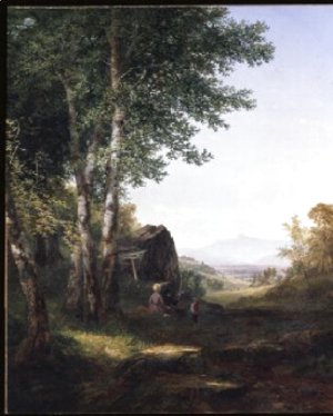 John Frederick Kensett - A View of Mansfield Mountain 1849