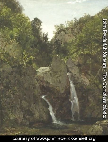 John Frederick Kensett - Bash-Bish Falls 3