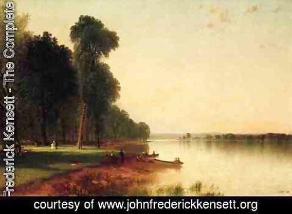 John Frederick Kensett - Summer Day On Conesus Lake