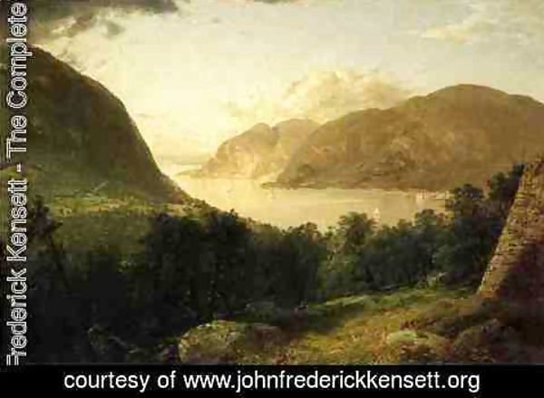 John Frederick Kensett - Hudson River Scene