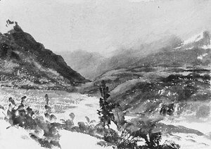 John Frederick Kensett - Mountain Landscape, Lombardy