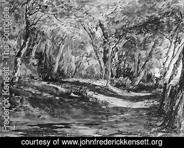 Windsor Forest by John Frederick Kensett | Oil Painting ...