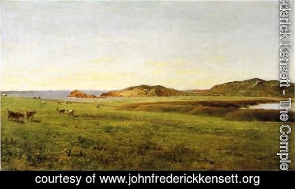John Frederick Kensett - Landscape with Sea: Paradise Rocks, Newport, Rhode Island