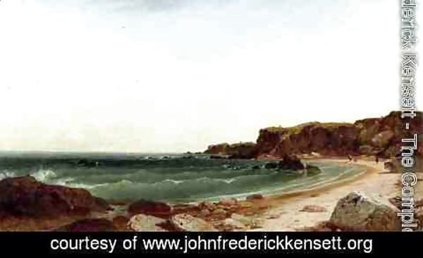John Frederick Kensett - Forty Steps, Newport, Rhode Island