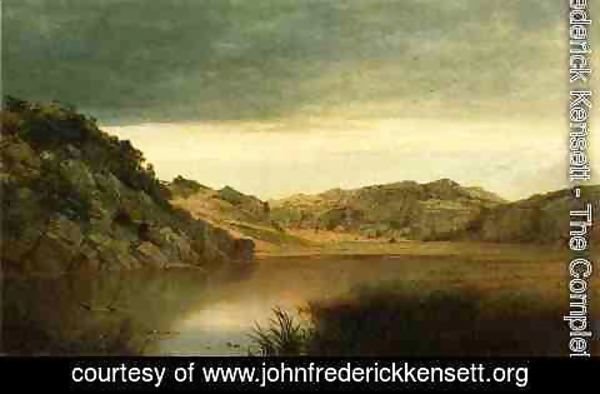 John Frederick Kensett - Paradise Rocks, Newport