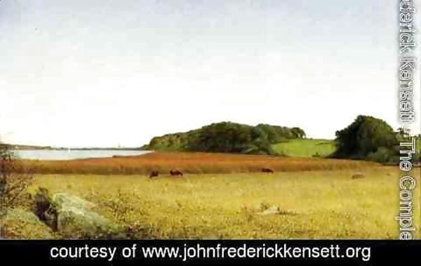 John Frederick Kensett - An Inlet of Long Island Sound