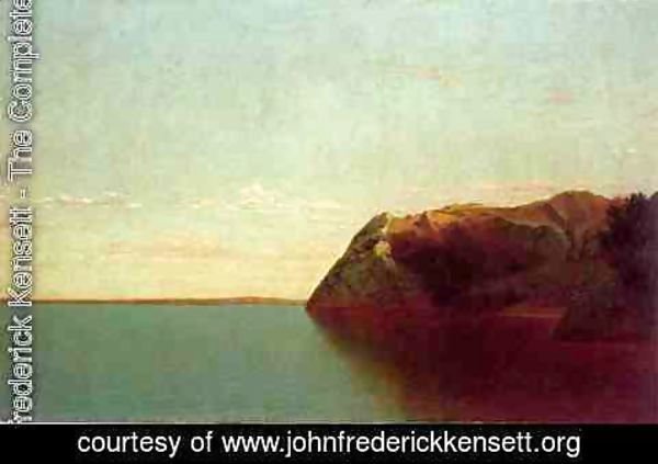John Frederick Kensett - Newport Rocks