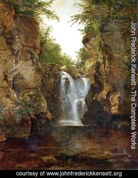 John Frederick Kensett - Bash Bish Falls I