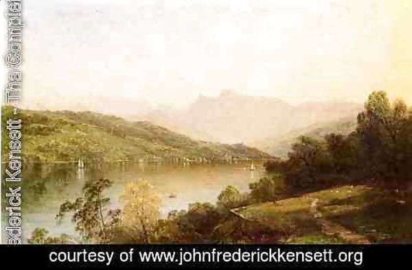 John Frederick Kensett - The Langsdale Pike I