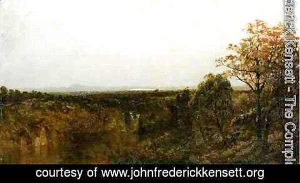John Frederick Kensett - New England Composition Scenery