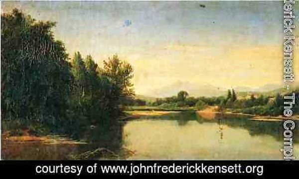 John Frederick Kensett - Eastern Mountain Lake