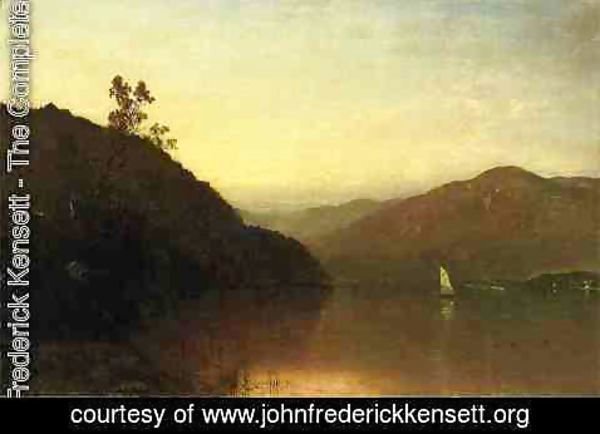 John Frederick Kensett - Along the Hudson I