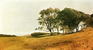 John Frederick Kensett - Landscape with Figure