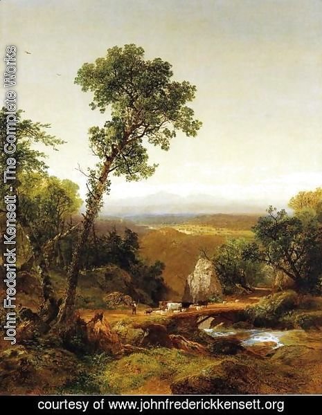 John Frederick Kensett - The Complete Works - White Mountain Scenery ...