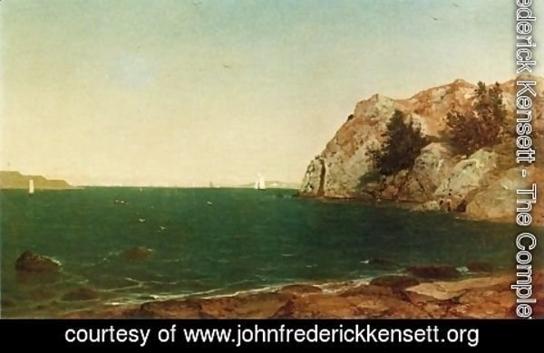 John Frederick Kensett - Entrance to Newport Harbor