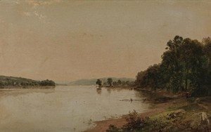 John Frederick Kensett - Along the Water's Edge