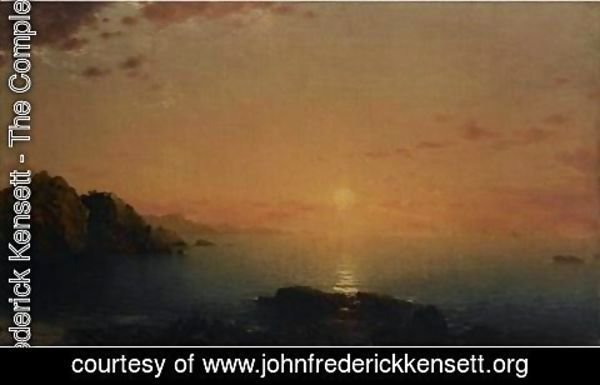 John Frederick Kensett - Coastal Sunset