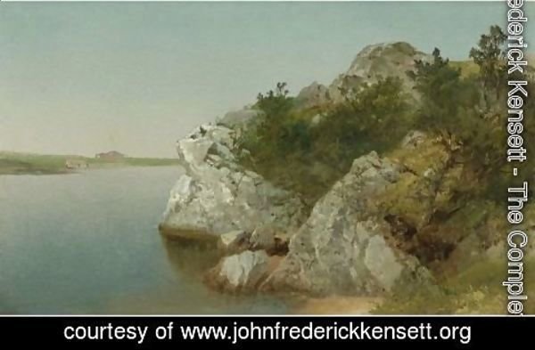 John Frederick Kensett - Study Of Rocks, Newport